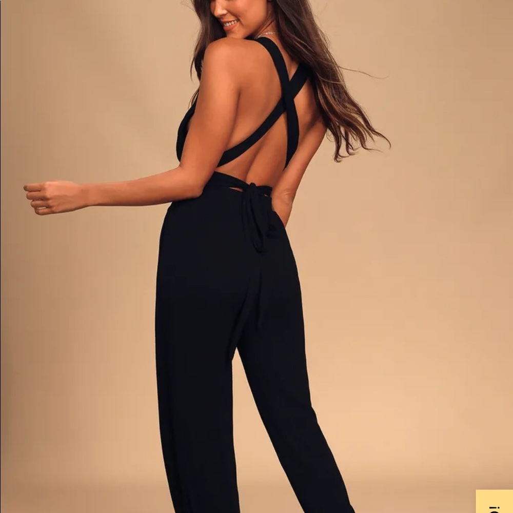 Lulus lolinda halter jumpsuit